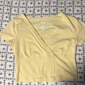 Yellow Crop Top